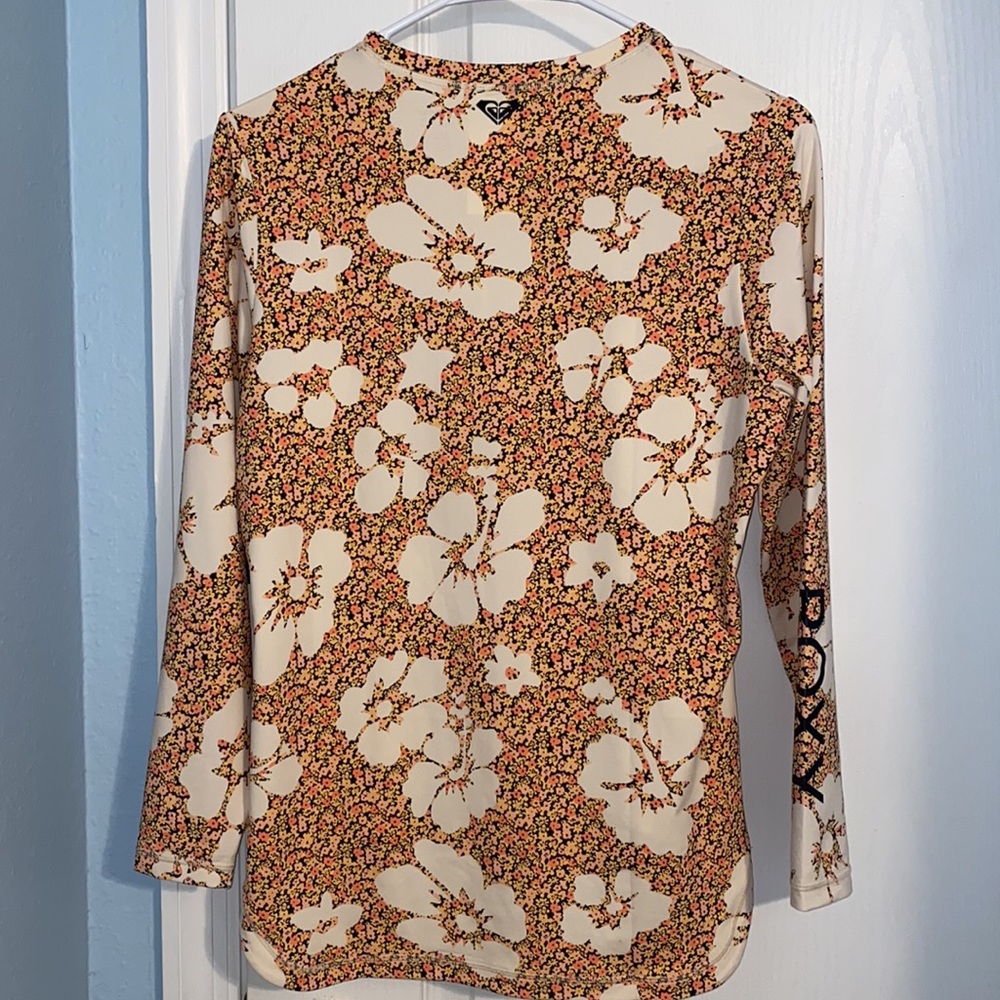 Roxy Sea Skippin Long Sleeve UPF 50 Rashguard - Picture 4 of 11